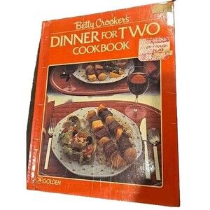 Betty Crocker's Dinner For Two Cookbook Revised Ed. First Printing This Edition